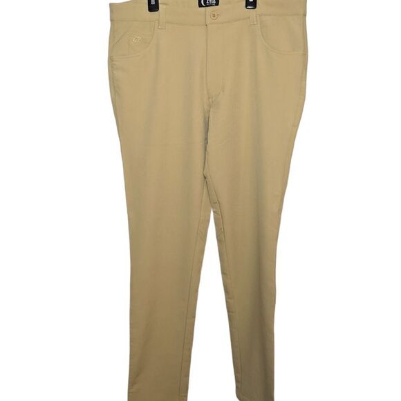 ZYIA mens Storm beige Office Chino Large @O - Picture 5 of 16
